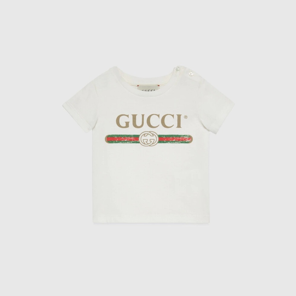 Baby T-shirt with Gucci logo